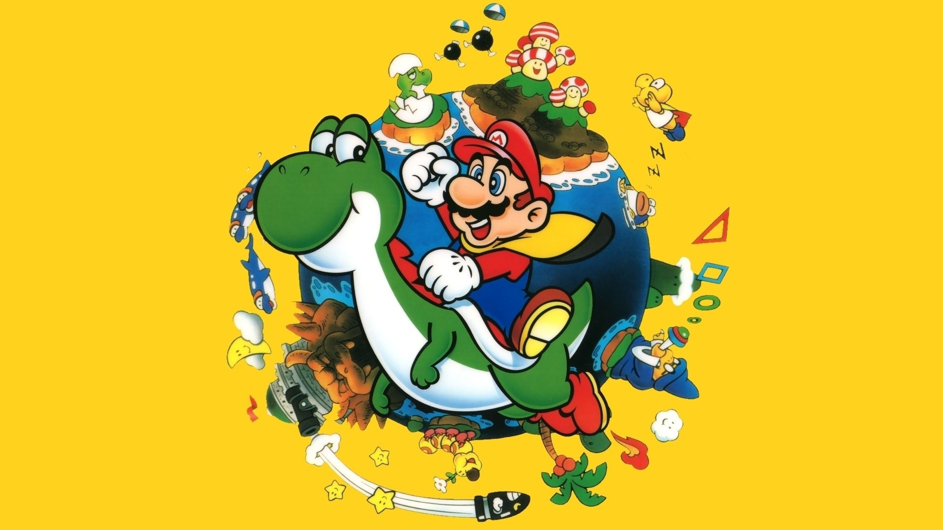 Super Mario World — Марио спасает Страну динозавров