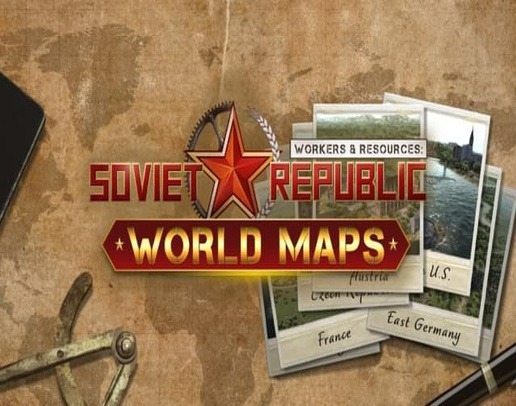 Workers & Resources: Soviet Republic - World Maps DLC