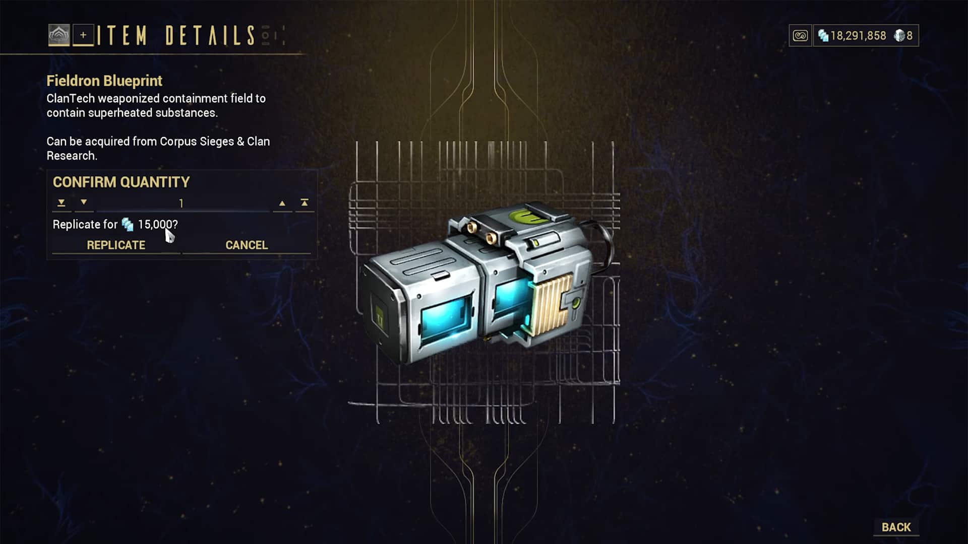 Fieldron Sample farming